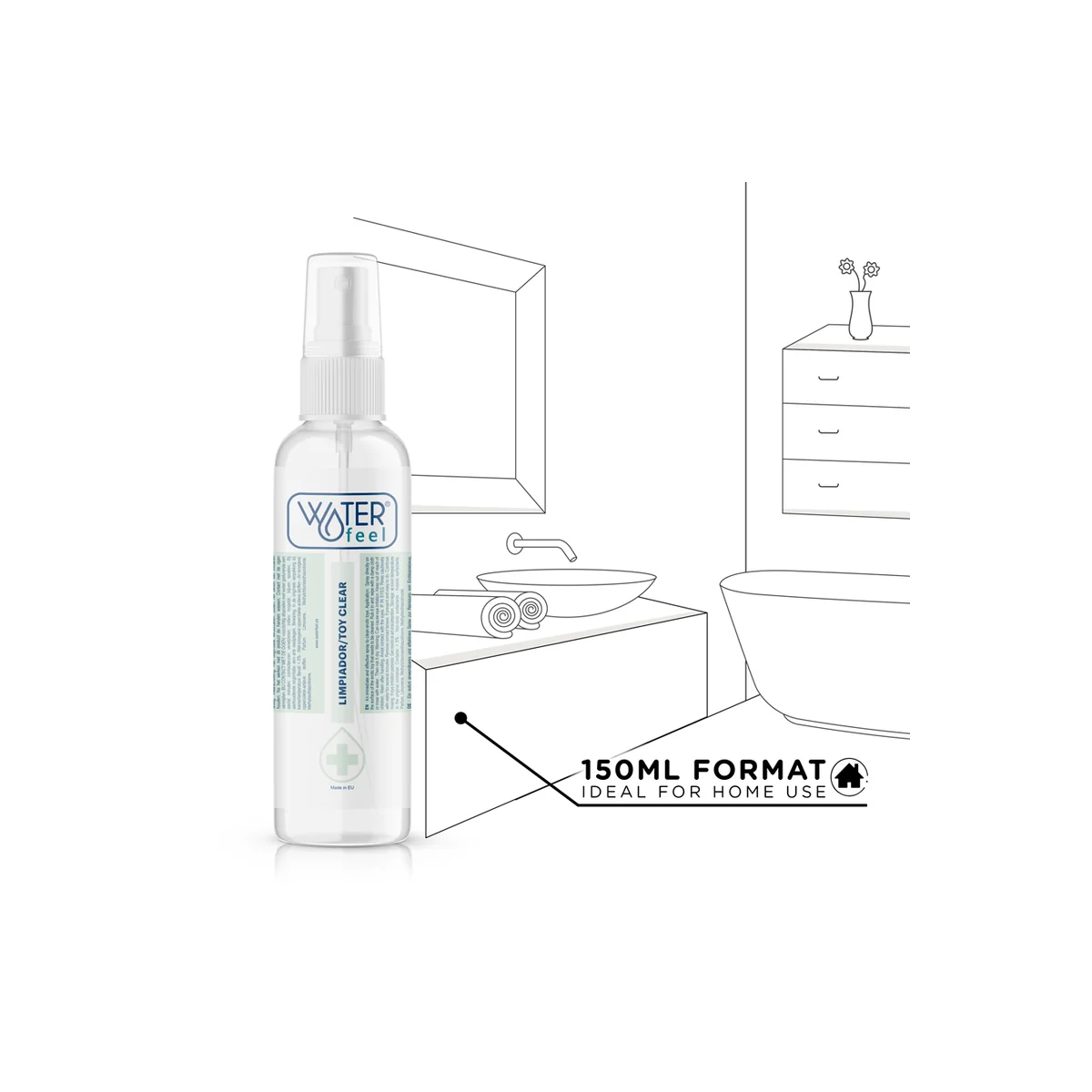Steriler Spielzeugreiniger 150 ml von Waterfeel kaufen | Fesselliebe