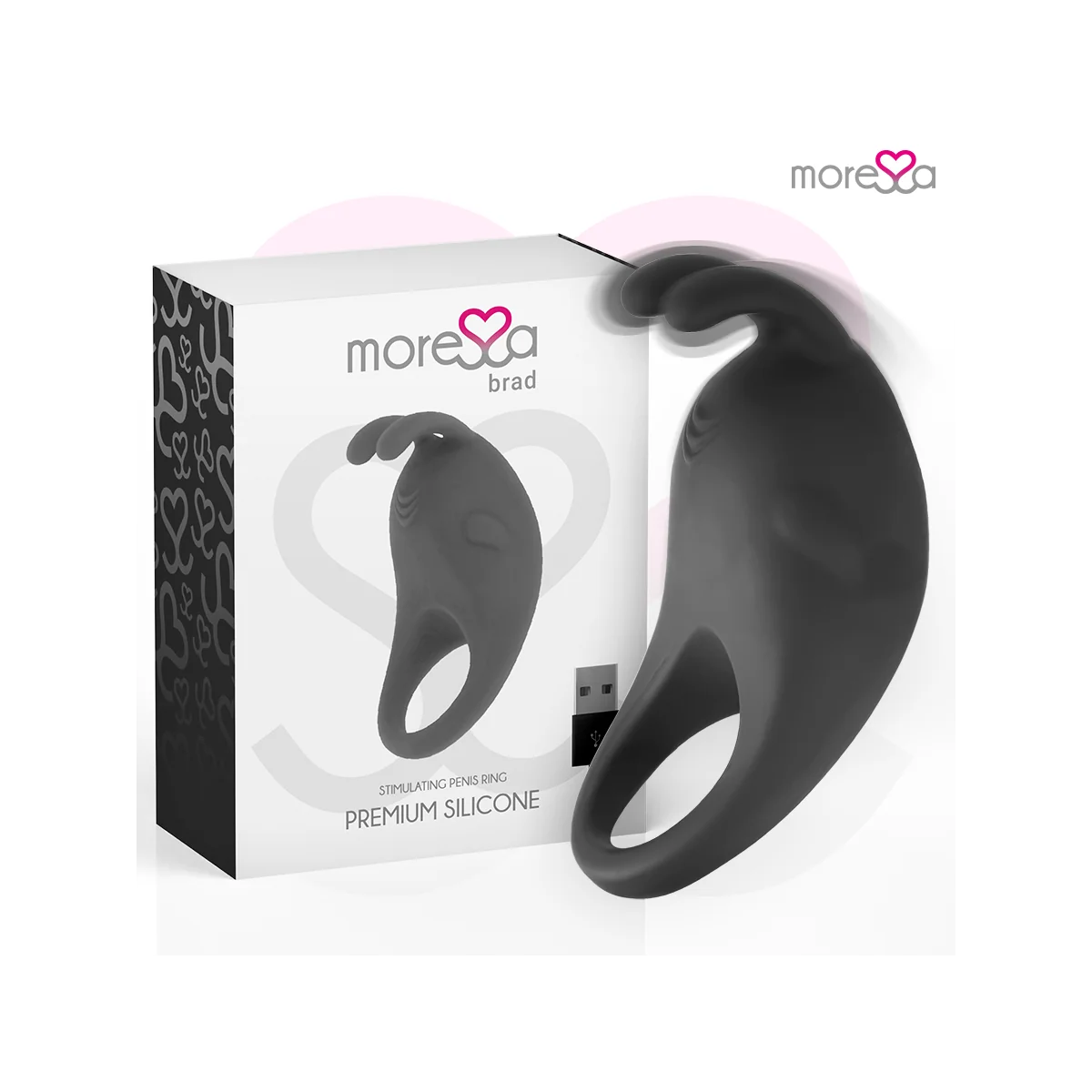 Brad Premium Silikon wiederaufladbar Schwarz von Moressa kaufen | Fesselliebe