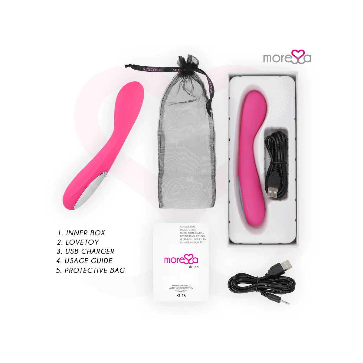 Druso Premium Silikon wiederaufladbar von Moressa kaufen | Fesselliebe