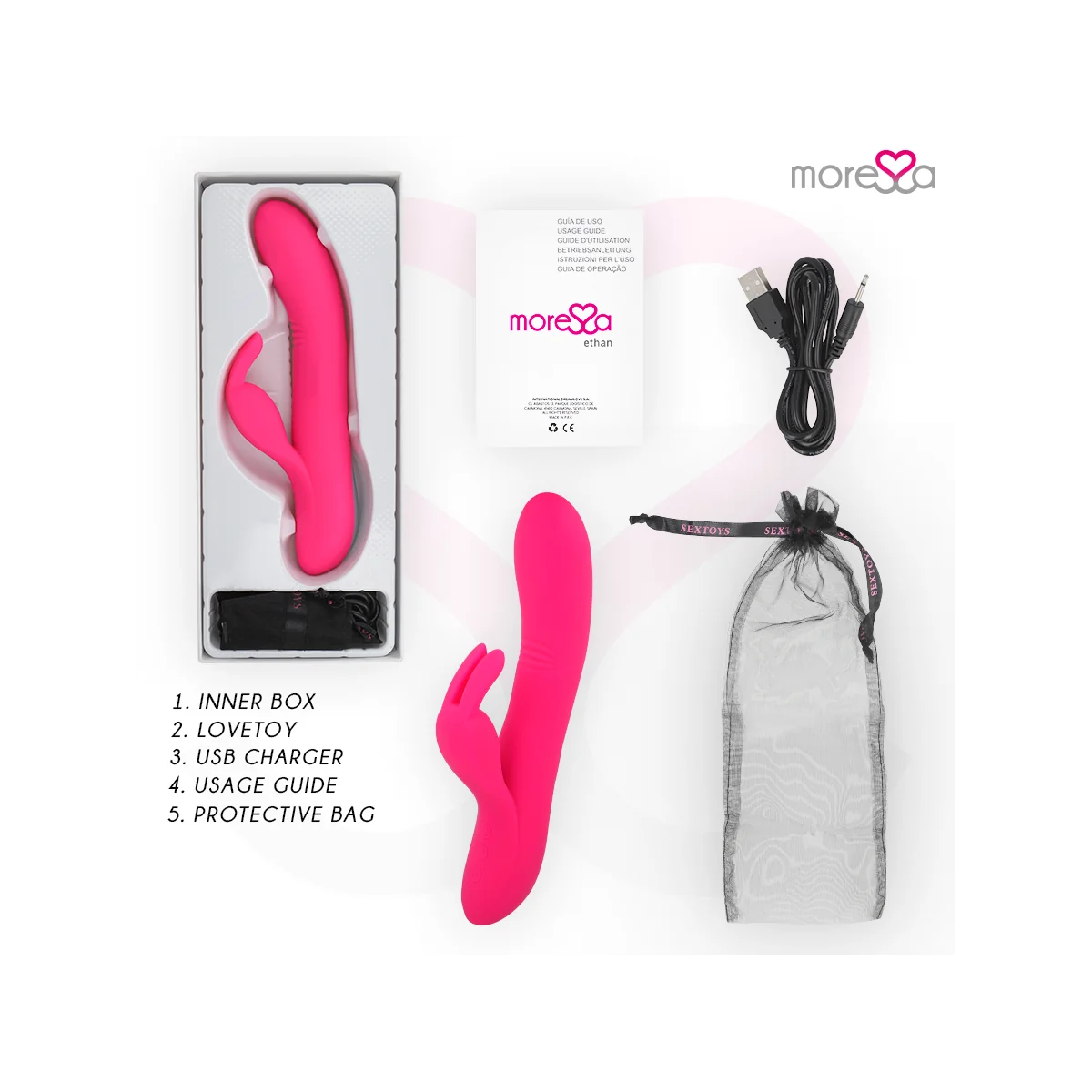 Ethan Premium Silikon wiederaufladbar von Moressa kaufen | Fesselliebe