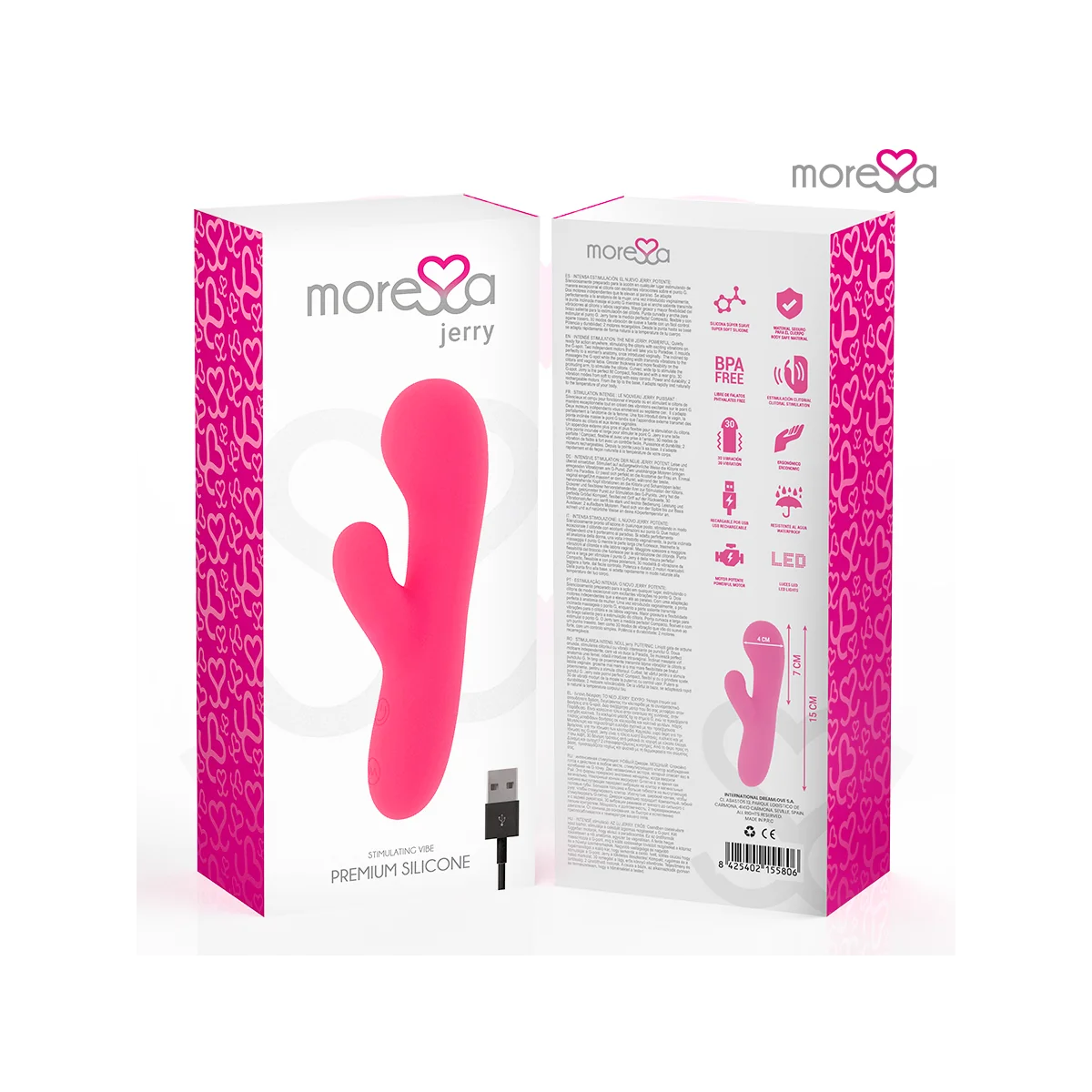 Jerry Premium Silikon wiederaufladbar von Moressa kaufen | Fesselliebe