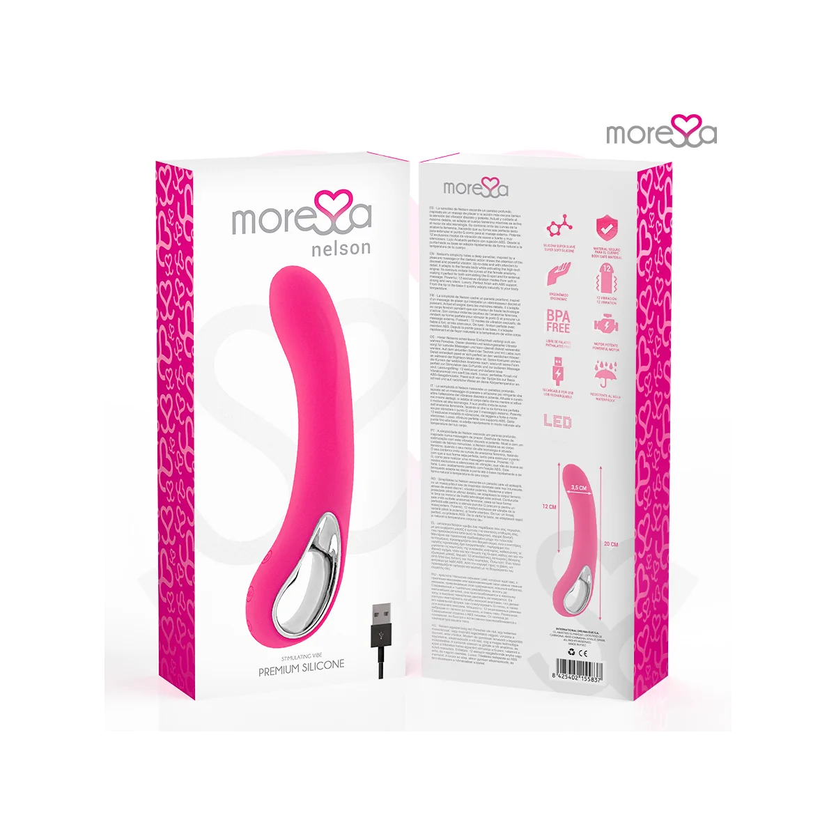 Nelson Premium Silikon wiederaufladbar von Moressa kaufen | Fesselliebe