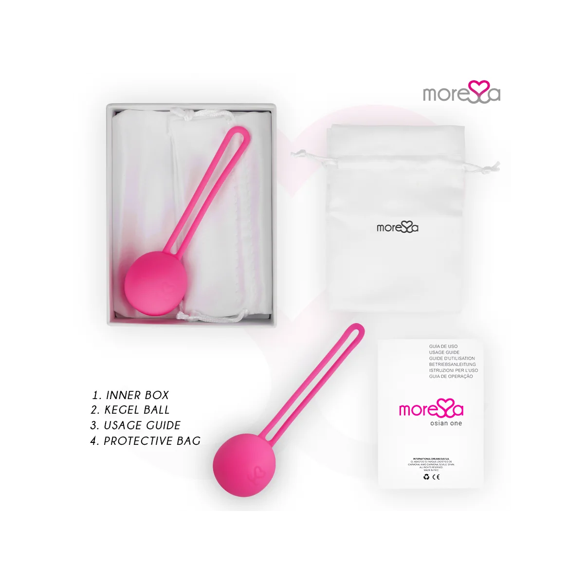 Osian One Premium Silikon Rosa von Moressa kaufen | Fesselliebe