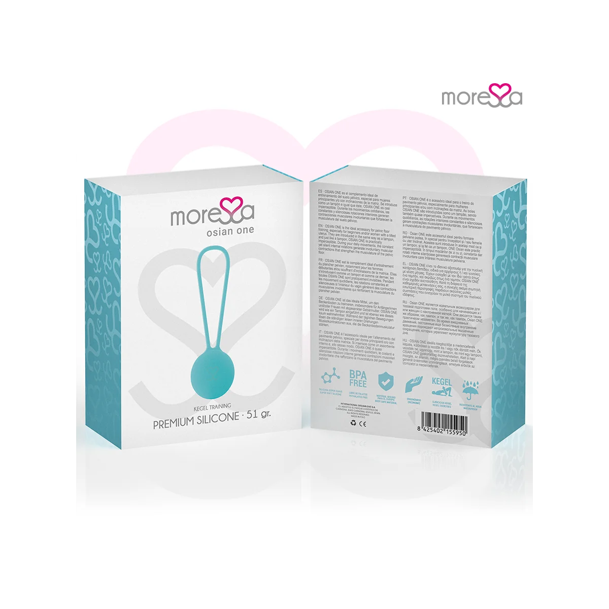 Osian One Premium Türkis-Silikon von Moressa kaufen | Fesselliebe