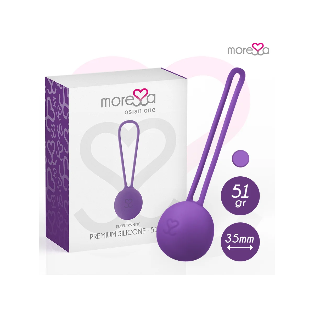Osian One Premium Lila Silikon von Moressa kaufen | Fesselliebe
