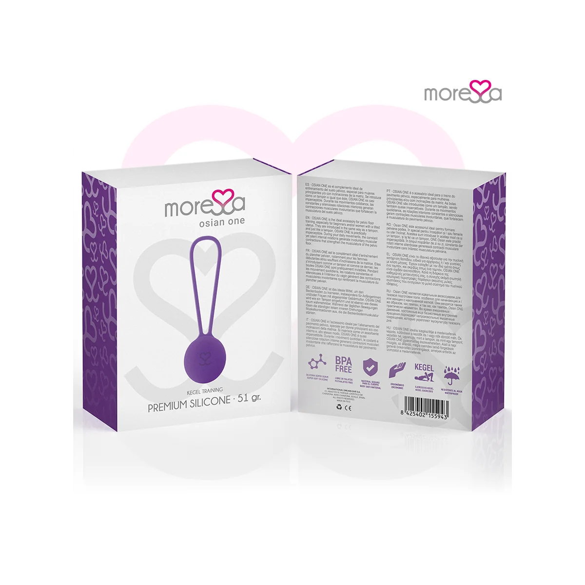 Osian One Premium Lila Silikon von Moressa kaufen | Fesselliebe