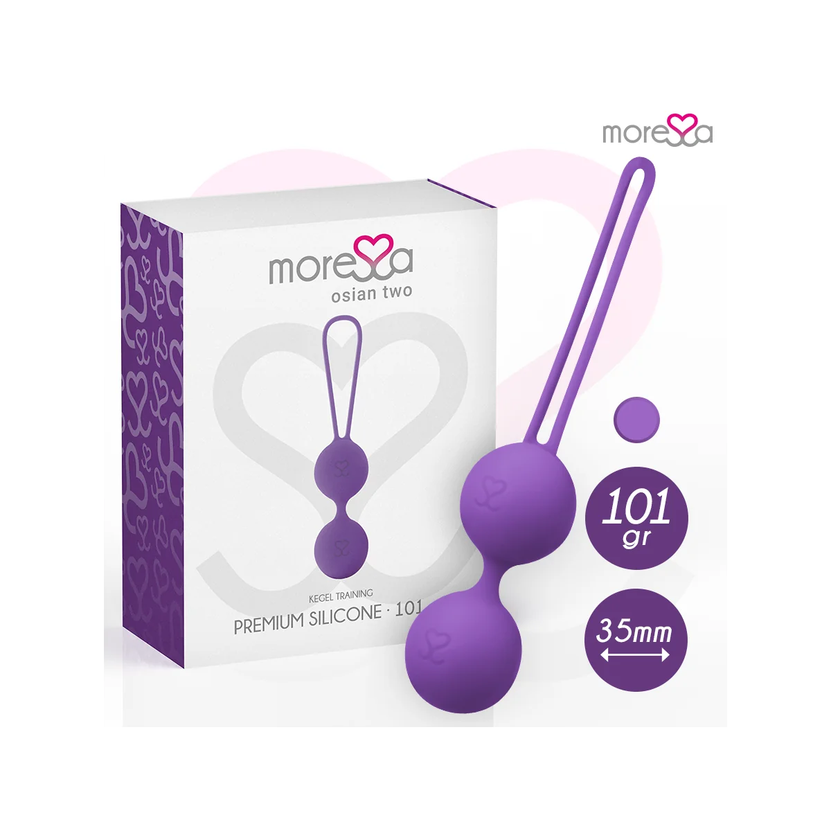 Osian Two Premium Lila Silikon von Moressa kaufen | Fesselliebe
