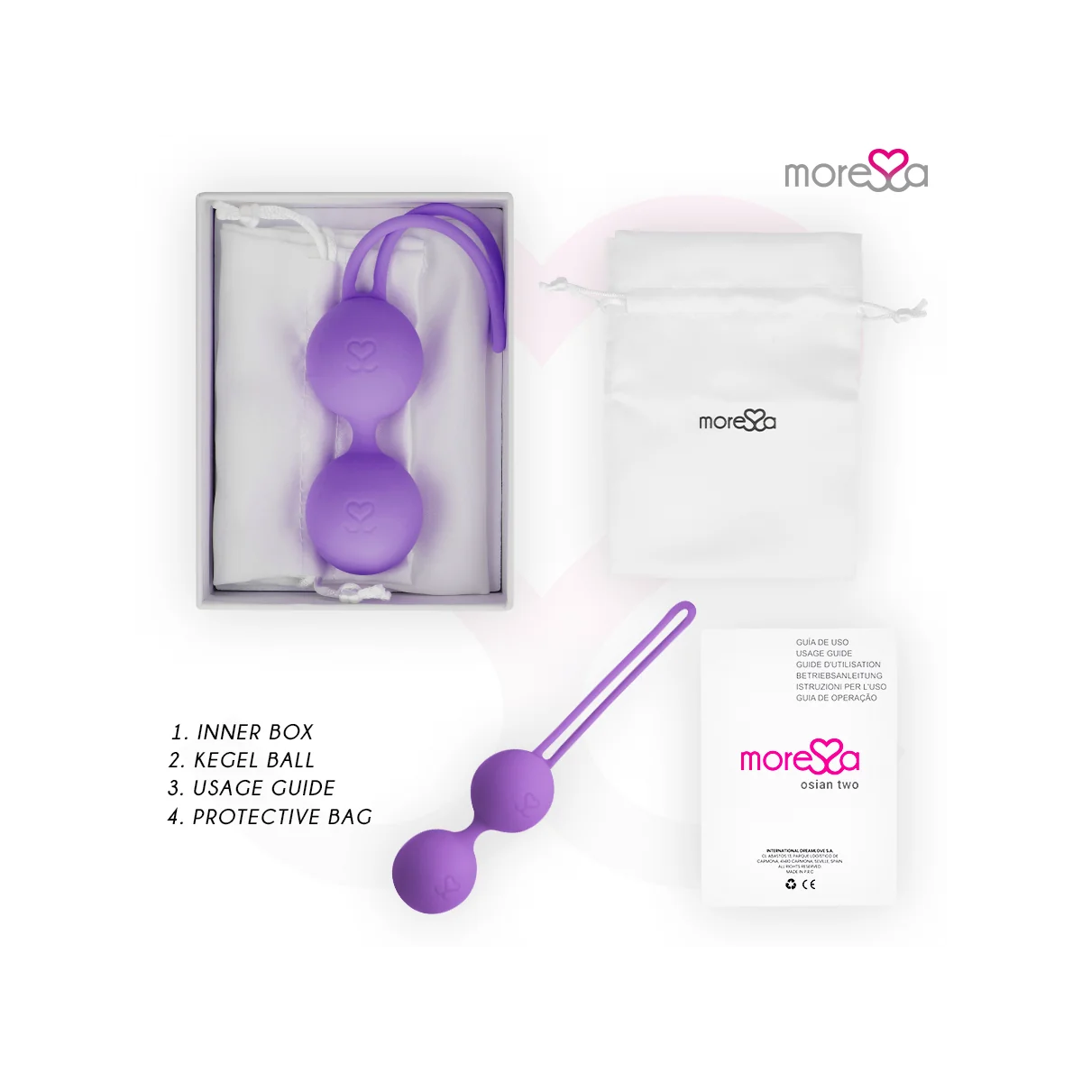 Osian Two Premium Lila Silikon von Moressa kaufen | Fesselliebe