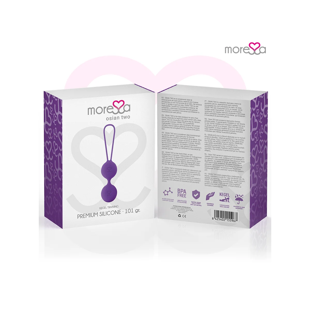 Osian Two Premium Lila Silikon von Moressa kaufen | Fesselliebe