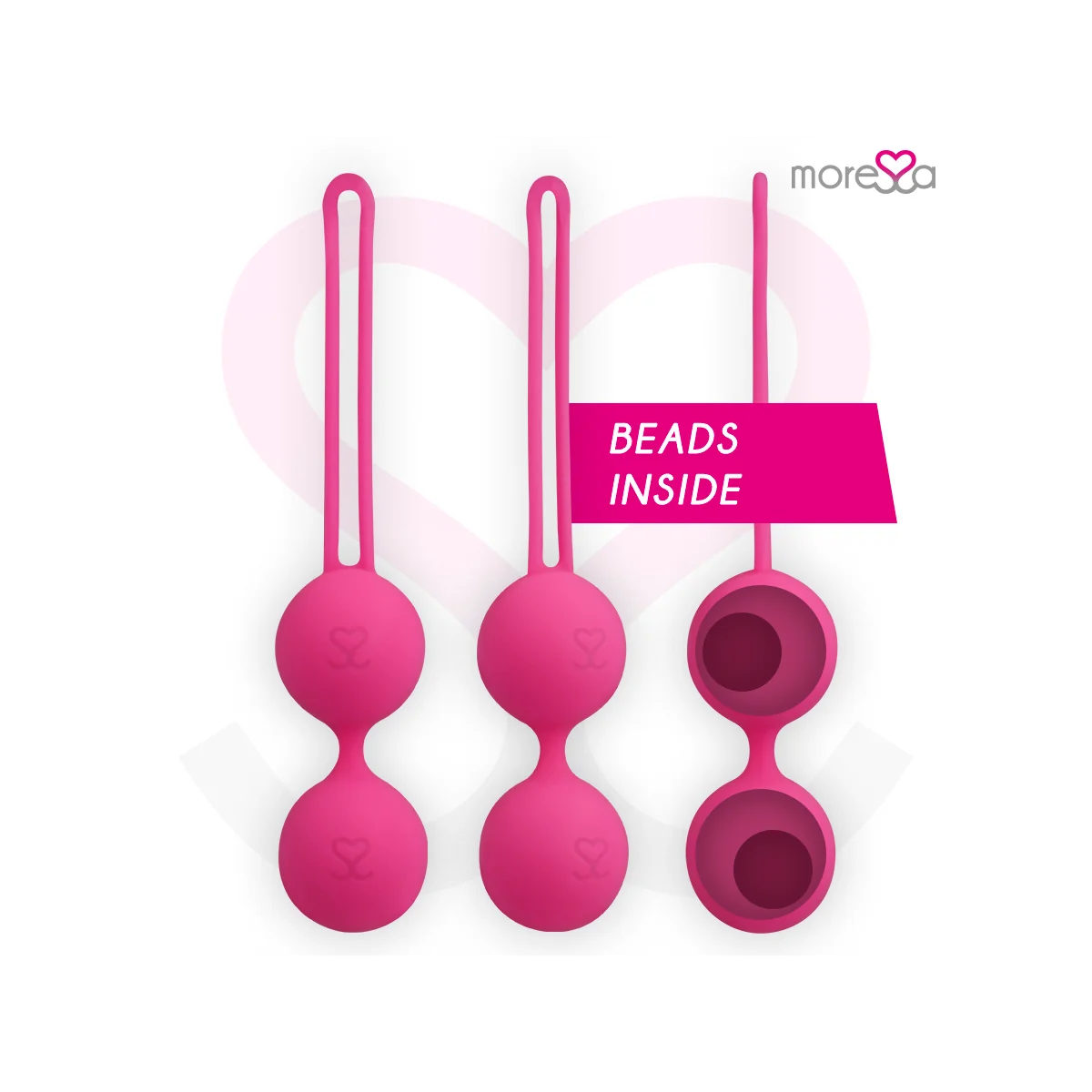 Osian Drei Premium Silikon Rosa von Moressa kaufen | Fesselliebe