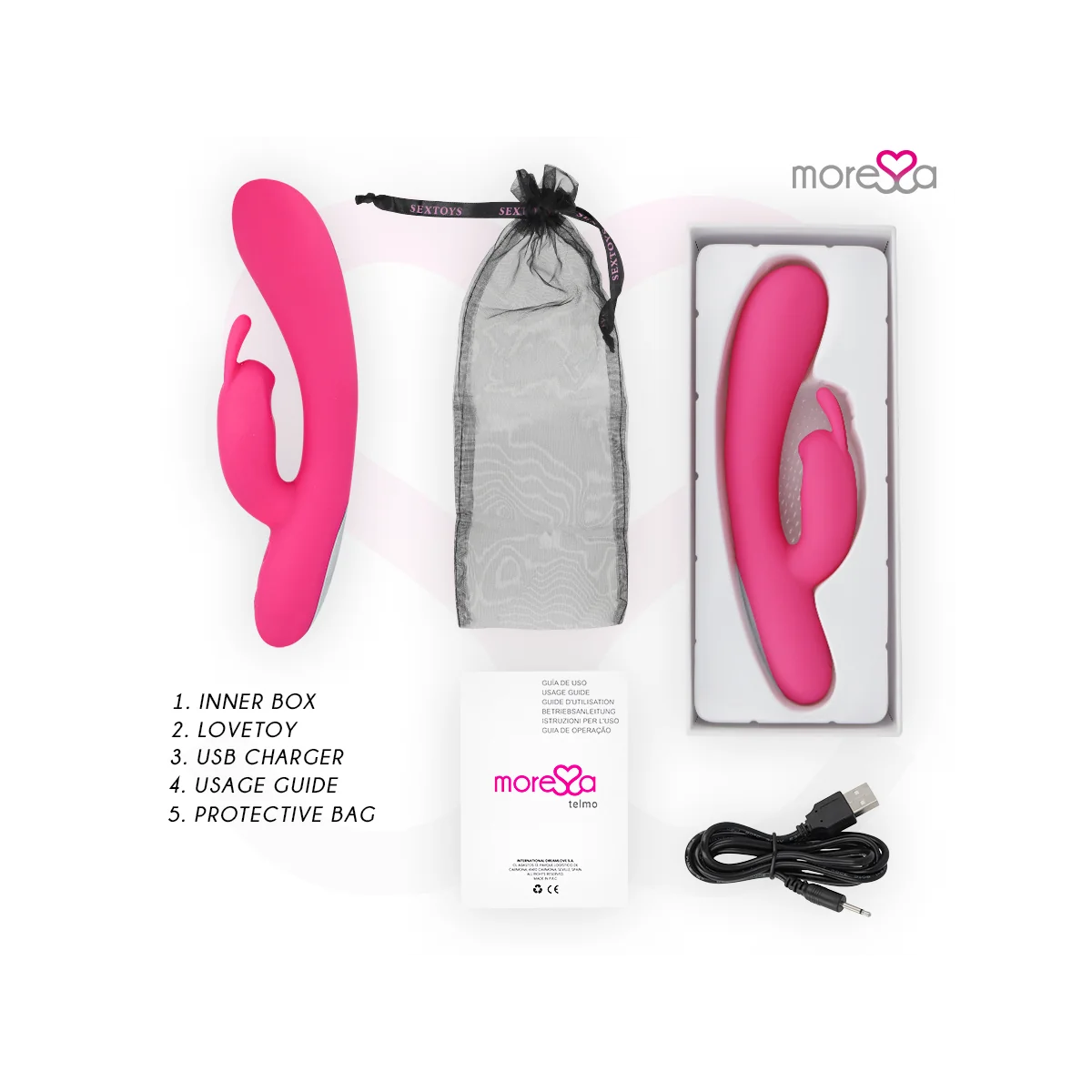 Telmo Premium Silikon wiederaufladbar von Moressa kaufen | Fesselliebe