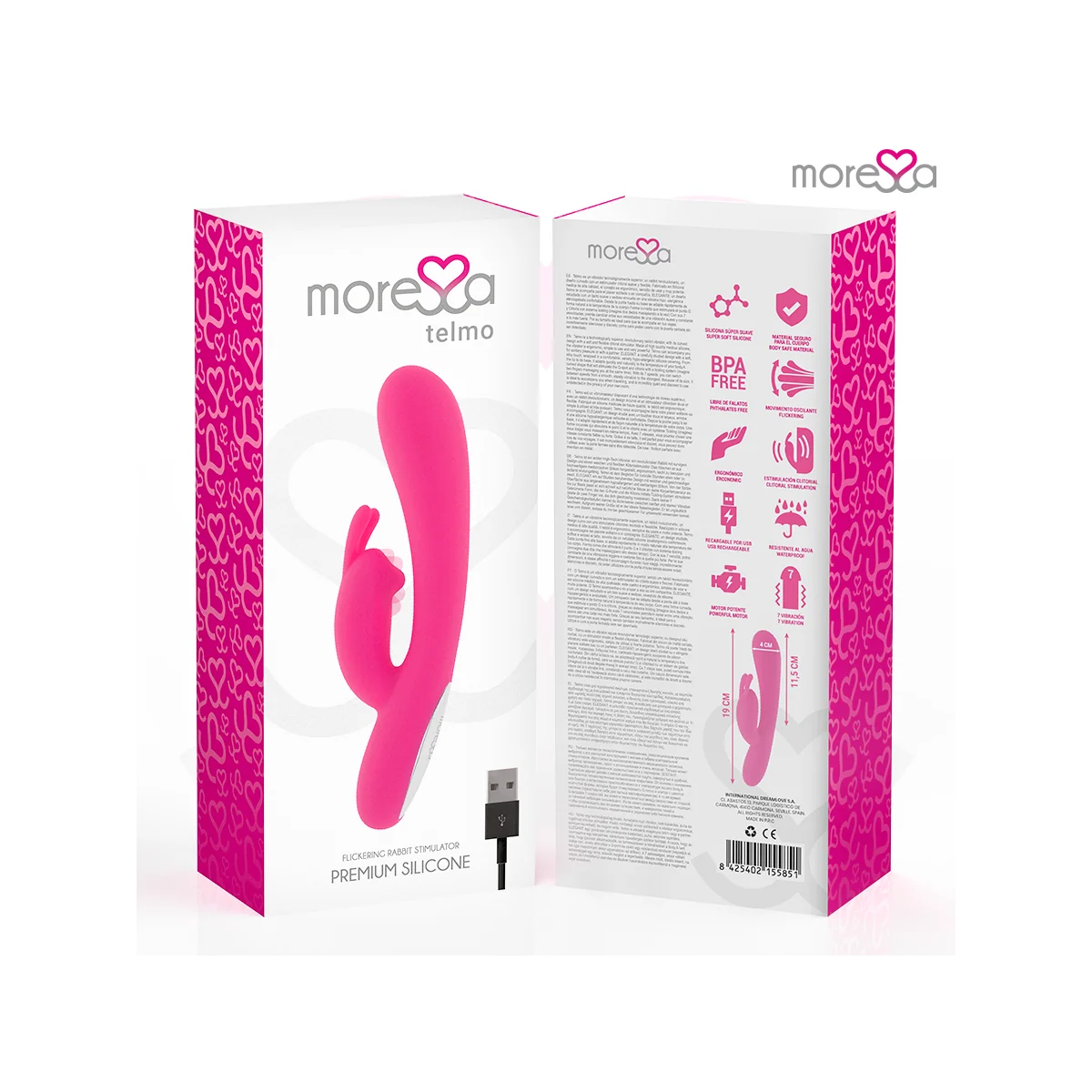 Telmo Premium Silikon wiederaufladbar von Moressa kaufen | Fesselliebe