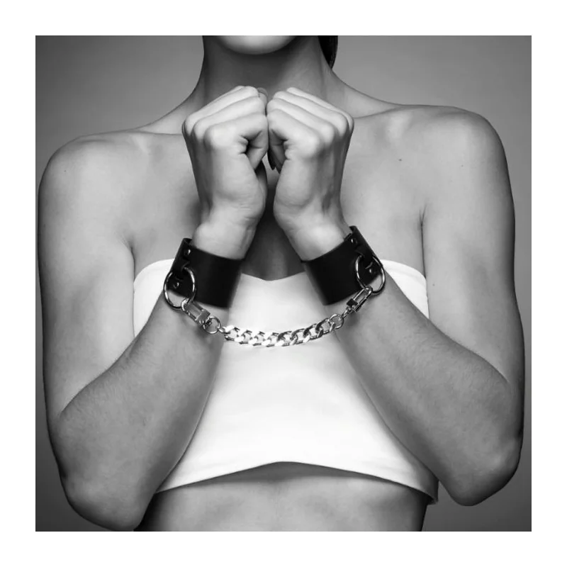 Breite Manschetten Schwarz von Bijoux Maze kaufen | Fesselliebe 2