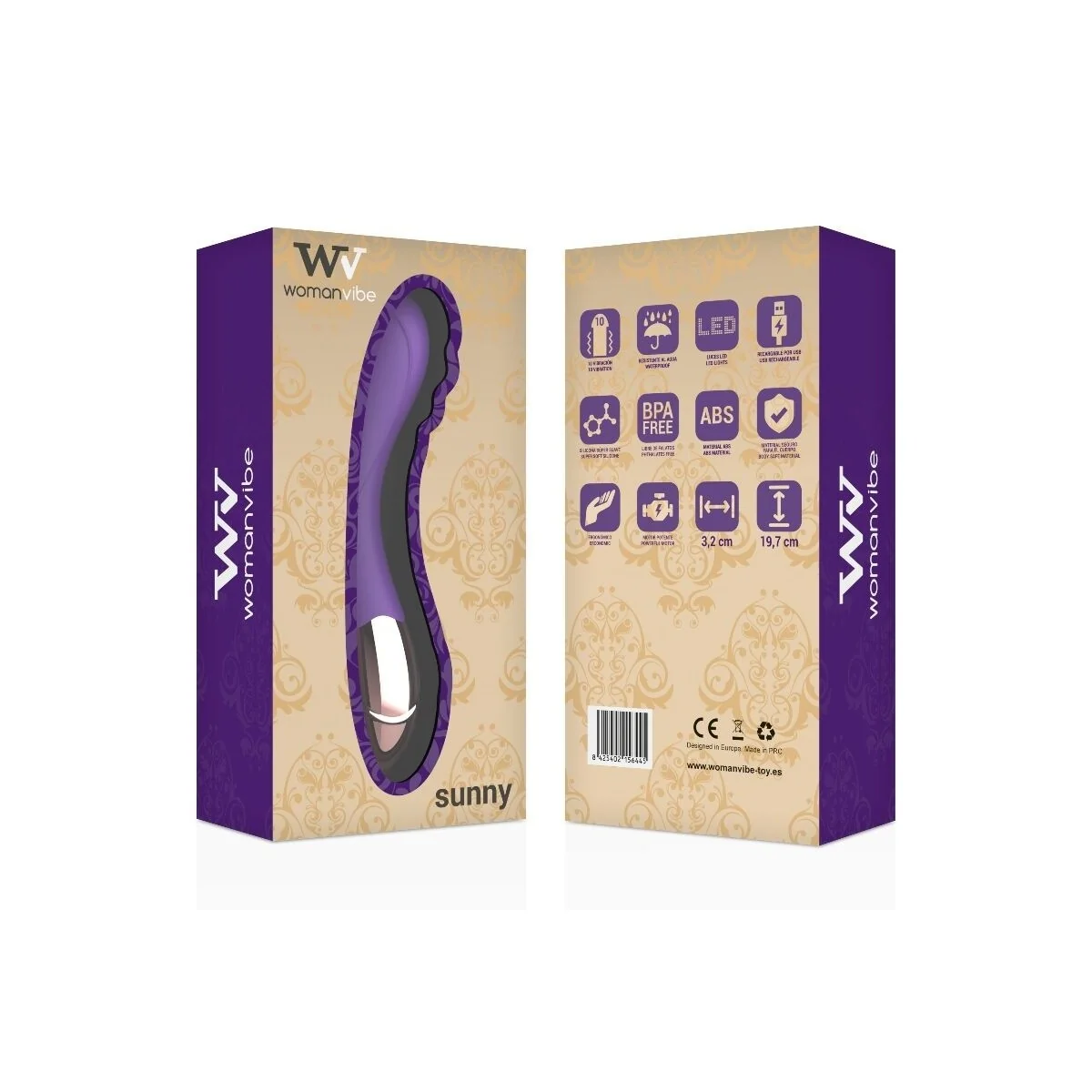 Sunny Silicone Rechargeable Vibrator von Womanvibe kaufen | Fesselliebe