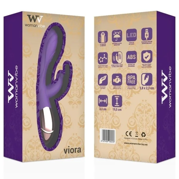 Viora Silicone Rechargeable Vibrator von Womanvibe kaufen | Fesselliebe