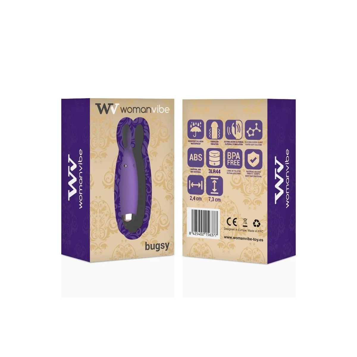 Bugsy Silicone Stimulator von Womanvibe kaufen | Fesselliebe
