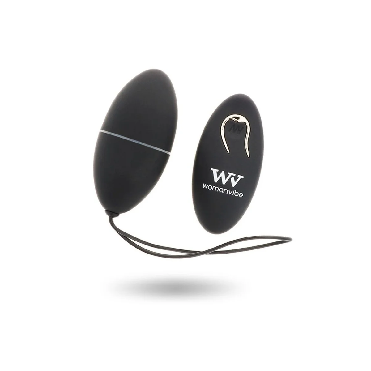 Alsan Egg mit Fernbedienung Schwarz Silikon Schwarz von Womanvibe kaufen | Fesselliebe