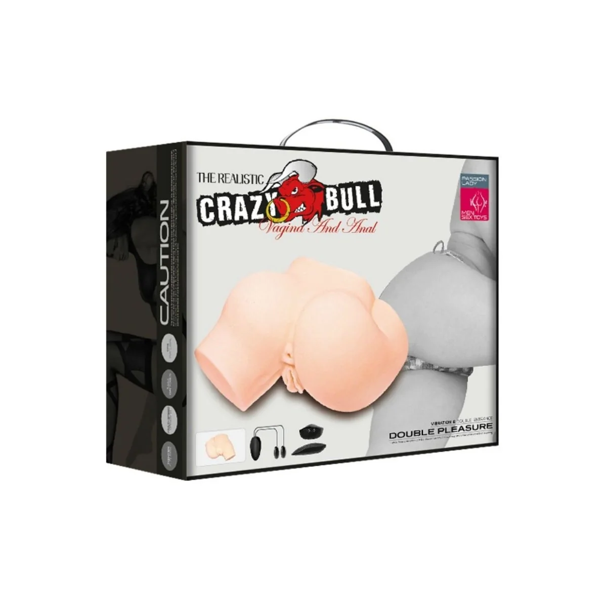 Hintern mit realistischer Vagina und Anus und Vibration von Crazy Bull kaufen | Fesselliebe