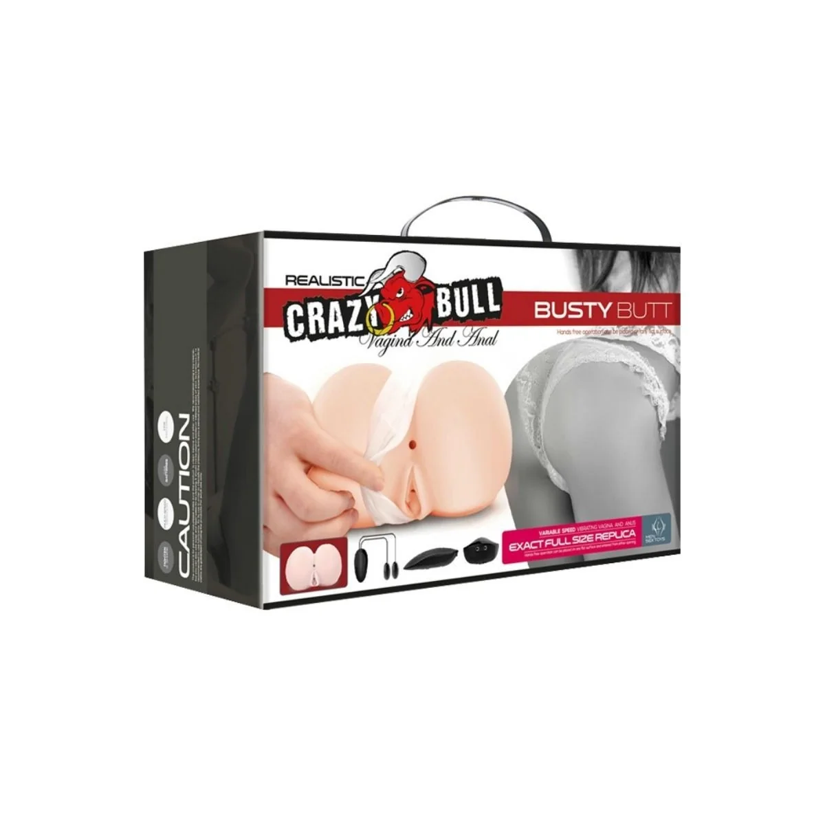 Realistische Vagina und Anus mit Vibrationsposition 6 von Crazy Bull kaufen | Fesselliebe