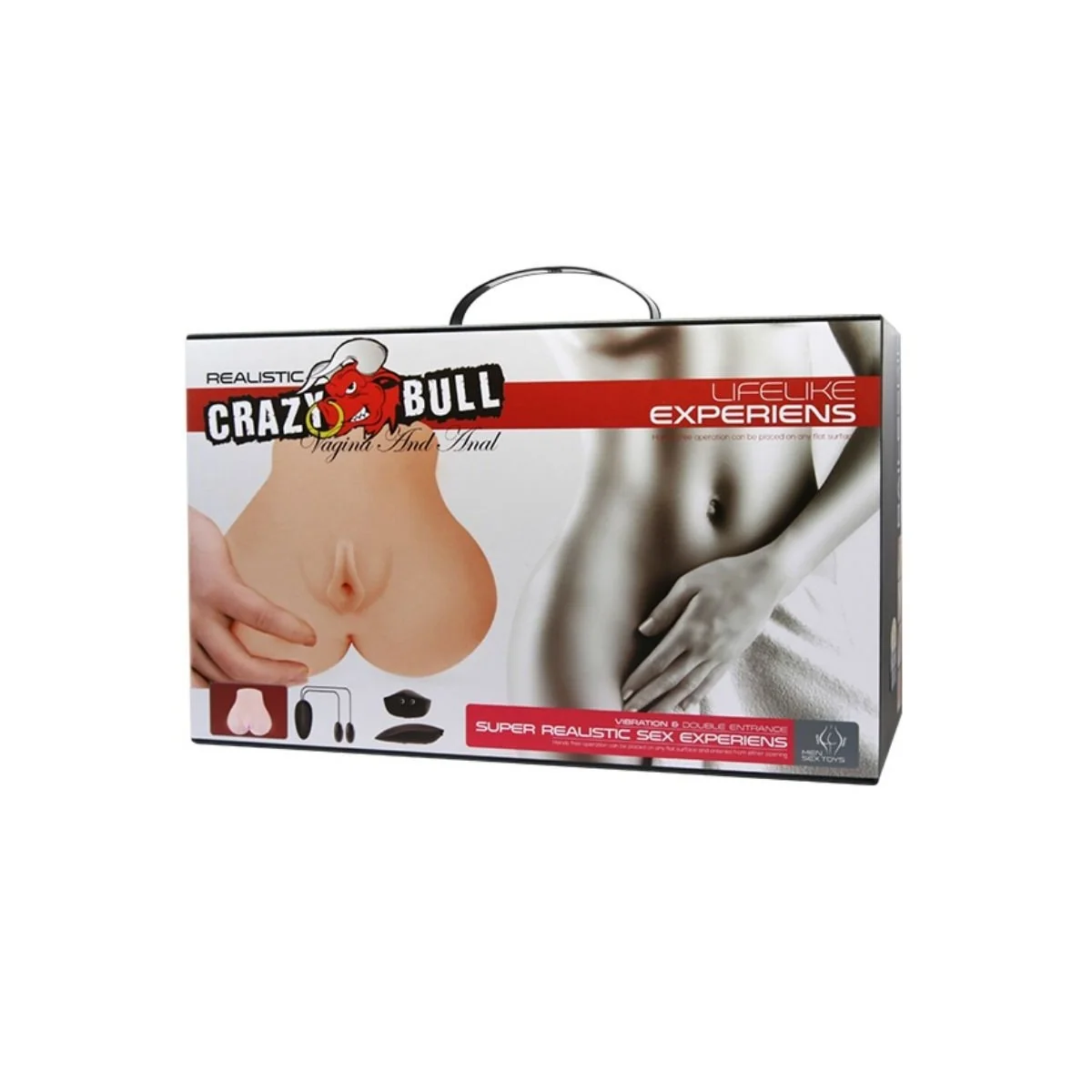 Realistische Vagina und Anus mit Vibrationsposition 7 von Crazy Bull kaufen | Fesselliebe