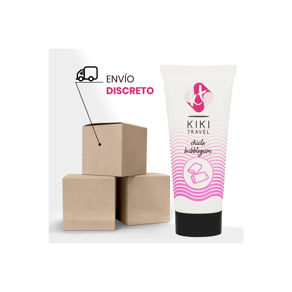 Strawberry Gum Schmiermittel 50 ml von Kikí Travel kaufen | Fesselliebe