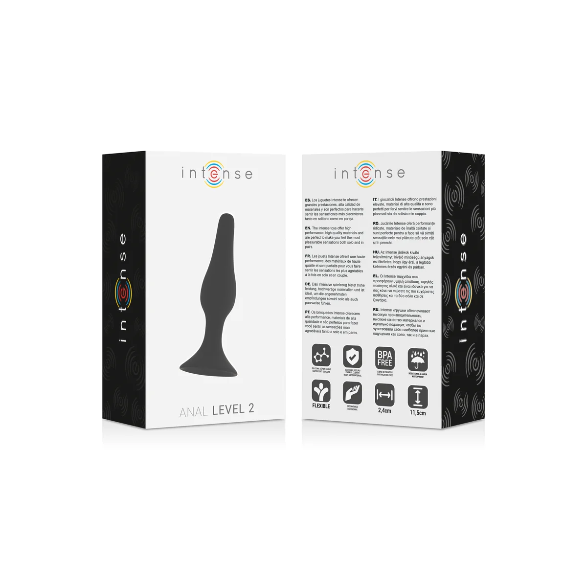 Anal Stufe 2 11,5cm Schwarz von Intense Anal Toys kaufen | Fesselliebe