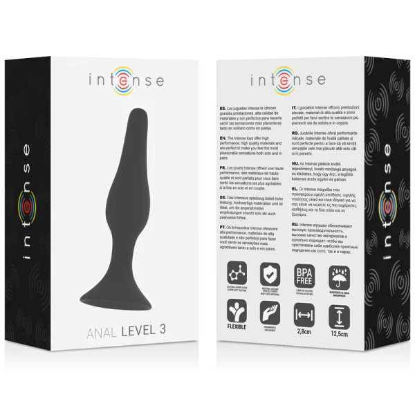 Anal Stufe 3 12,5cm Schwarz von Intense Anal Toys kaufen | Fesselliebe