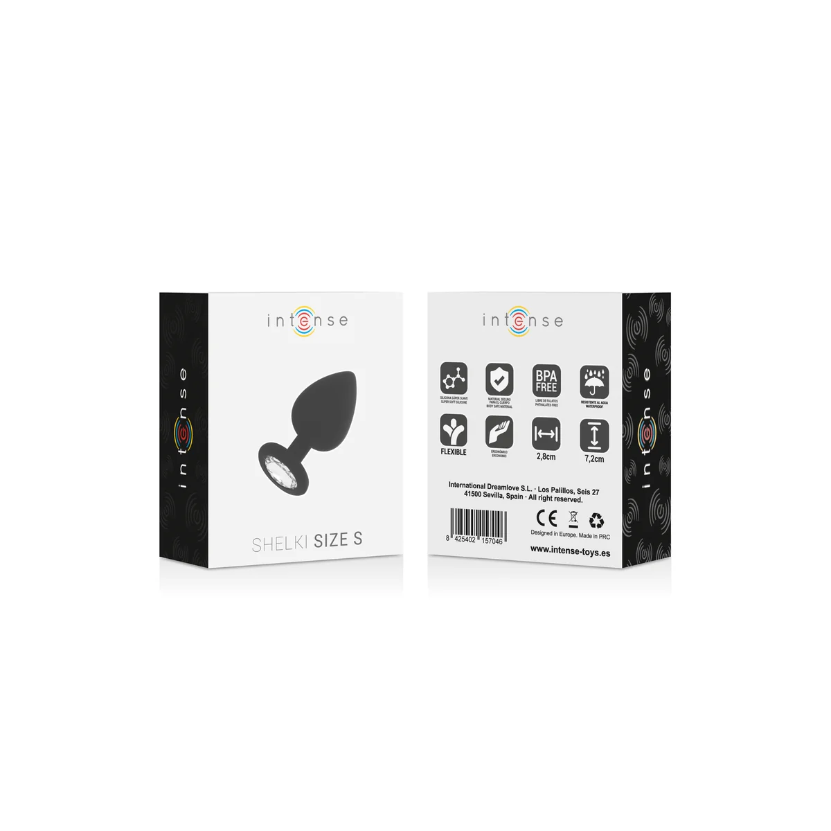 Shelki S Plug Anal Schwarz von Intense Anal Toys kaufen | Fesselliebe