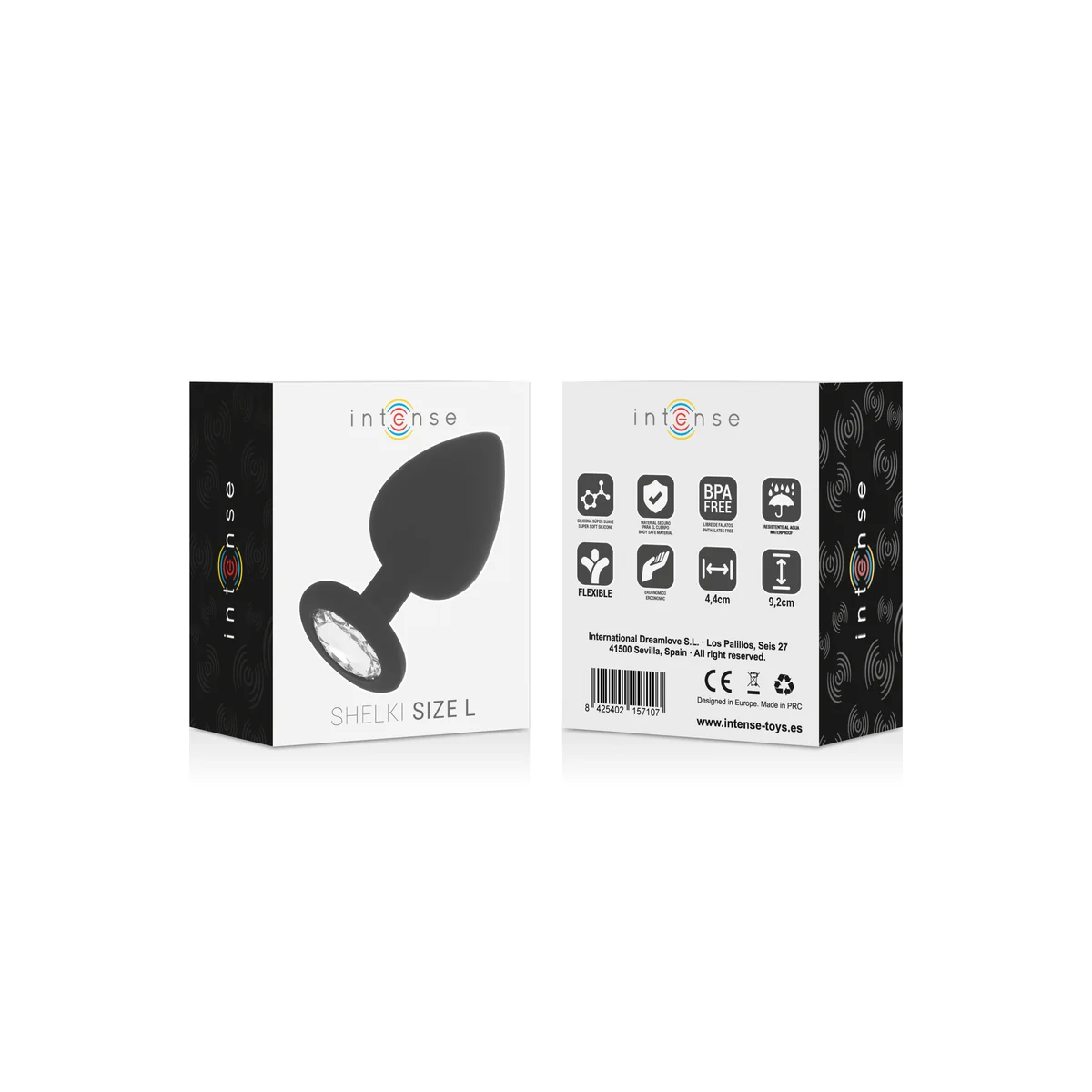 Shelki L Anal Plug Schwarz von Intense Anal Toys kaufen | Fesselliebe