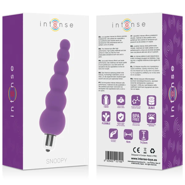 Snoopy 7 Geschwindigkeiten Silikon Lila von Intense Anal Toys kaufen | Fesselliebe