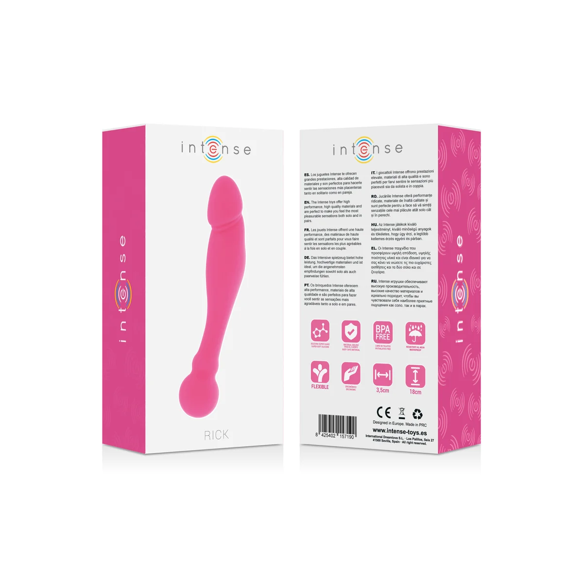 Silikon Rick Dual Rosa von Intense Fun kaufen | Fesselliebe