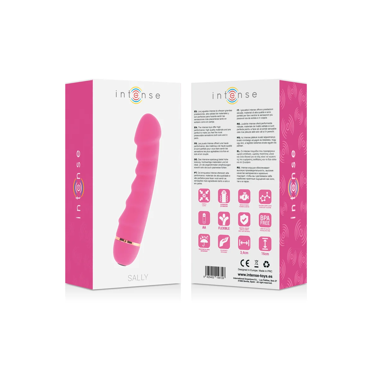 Sally 20 Geschwindigkeiten Silikon Rosa von Intense Fun kaufen | Fesselliebe