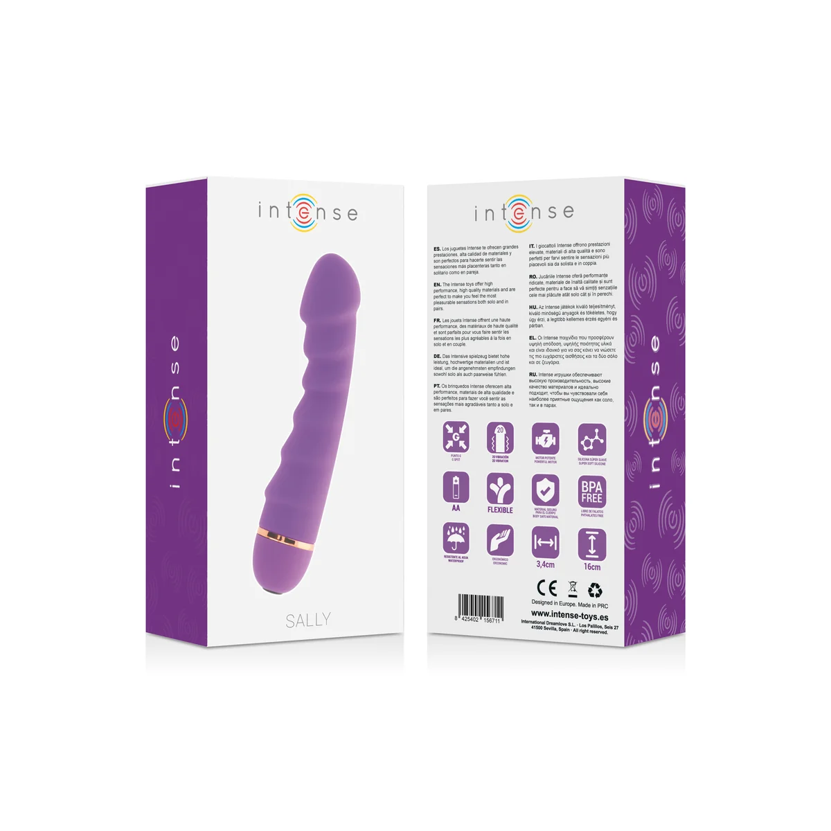 Sally 20 Geschwindigkeiten Silikonflieder von Intense Fun kaufen | Fesselliebe