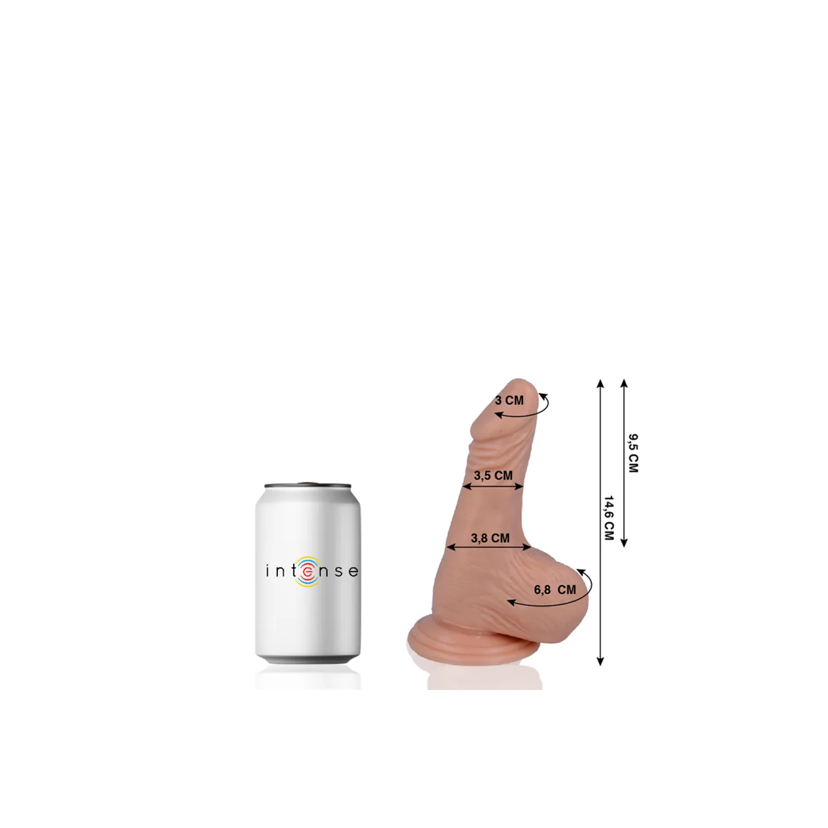 Mr 1 realistischer Penis 14.6 cm -O- 3.5 cm von Mr. Intense kaufen | Fesselliebe