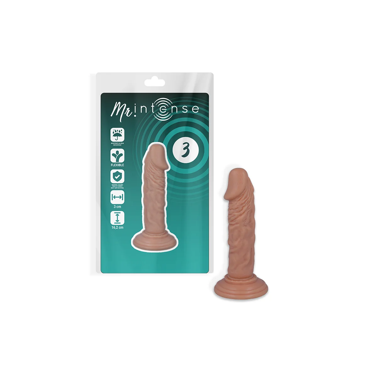 Mr 3 Realistic Penis 16.2 cm -O- 3 cm von Mr. Intense kaufen | Fesselliebe