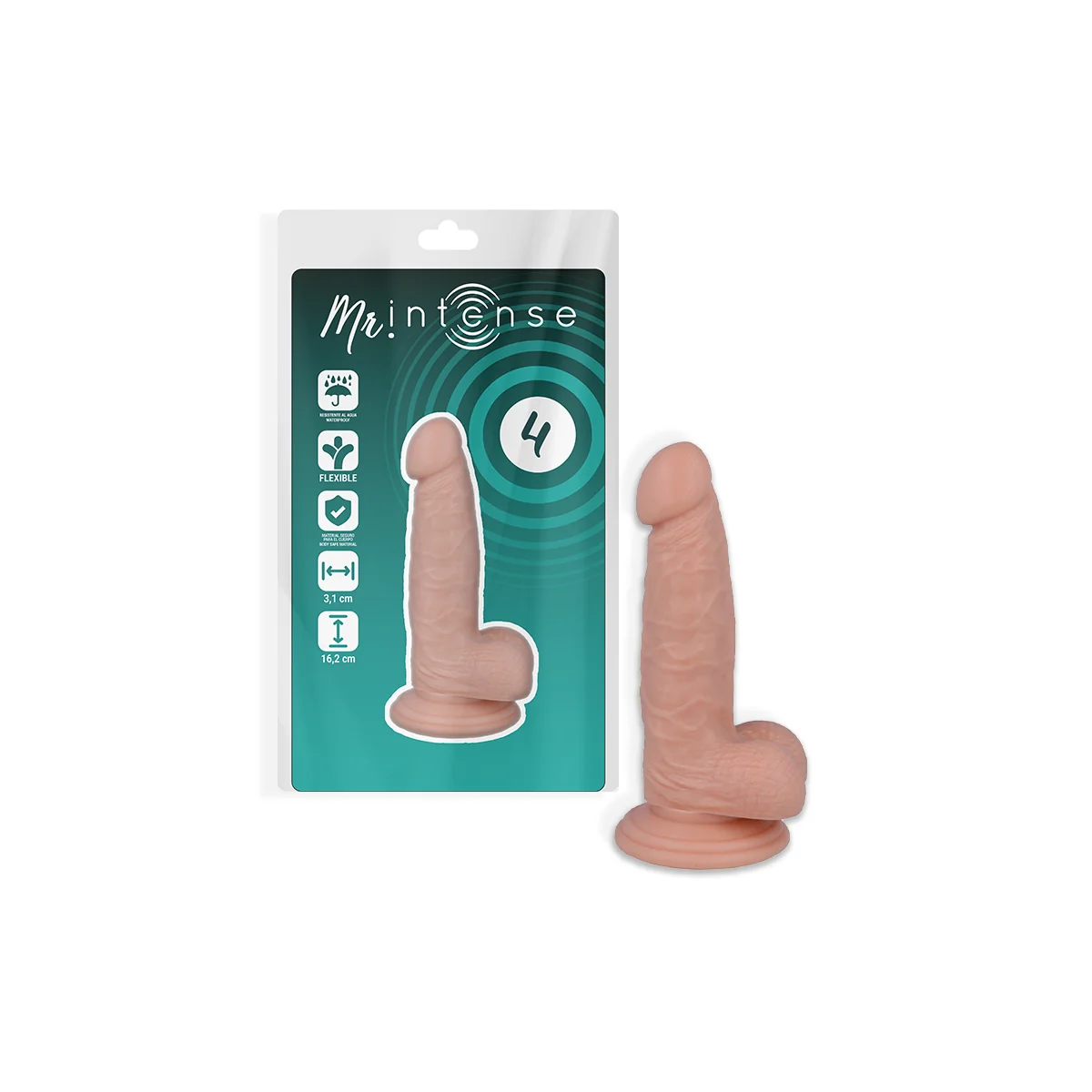 Mr 4 Realistic Penis 16.2 cm -O- 3.1 cm von Mr. Intense kaufen | Fesselliebe