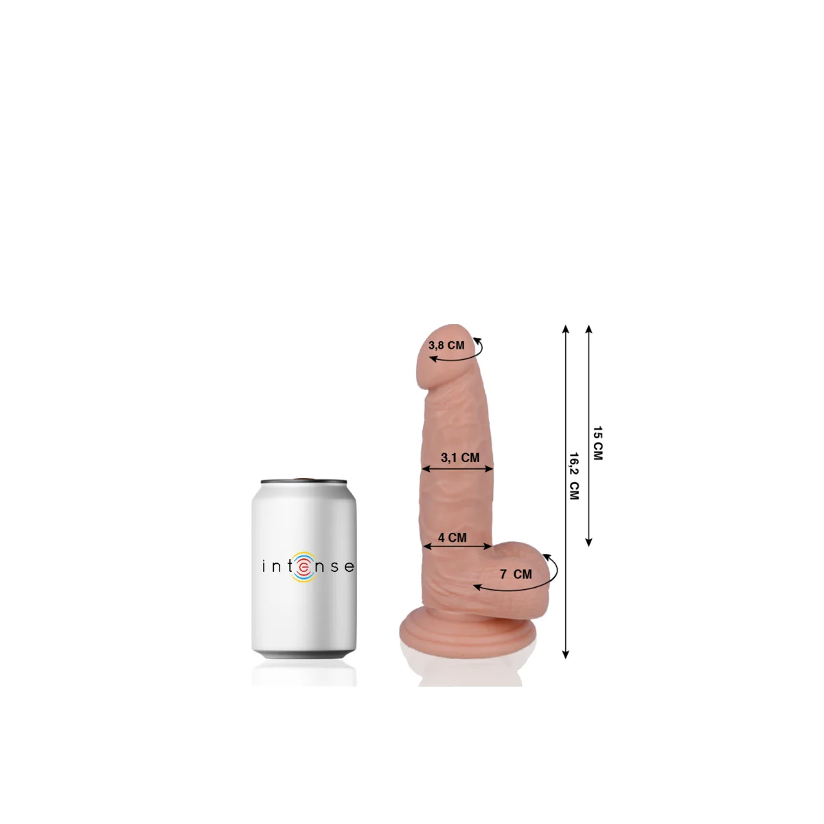 Mr 4 Realistic Penis 16.2 cm -O- 3.1 cm von Mr. Intense kaufen | Fesselliebe