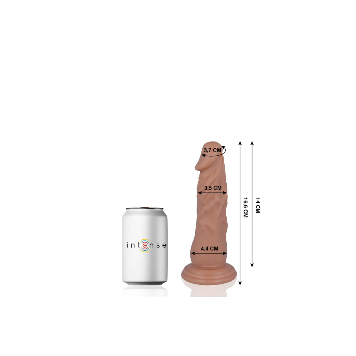 Mr 6 Realistic Penis 16.6 cm -O- 4.4 cm von Mr. Intense kaufen | Fesselliebe