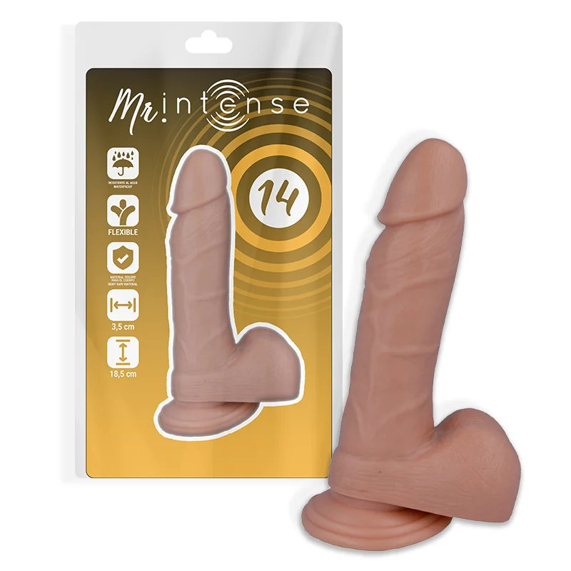 Mr 14 realistischer Penis 18.5 cm -O- 3.8 cm von Mr. Intense kaufen | Fesselliebe