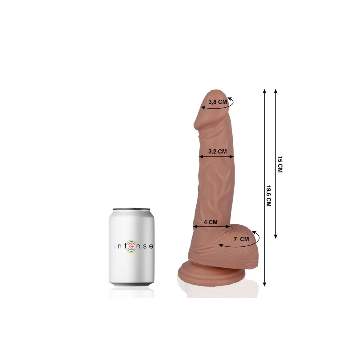 Mr 16 Realistic Penis 19.6 cm -O- 3.2 cm von Mr. Intense kaufen | Fesselliebe