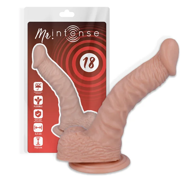 Mr 18 Realistic Penis 19.8 cm -O- 3.2 cm von Mr. Intense kaufen | Fesselliebe