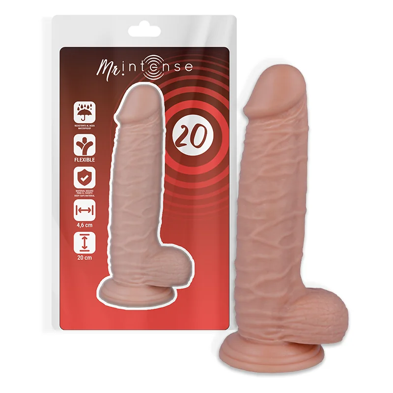 Mr 20 Realistic Penis 20 cm -O- 4.6 cm von Mr. Intense kaufen | Fesselliebe