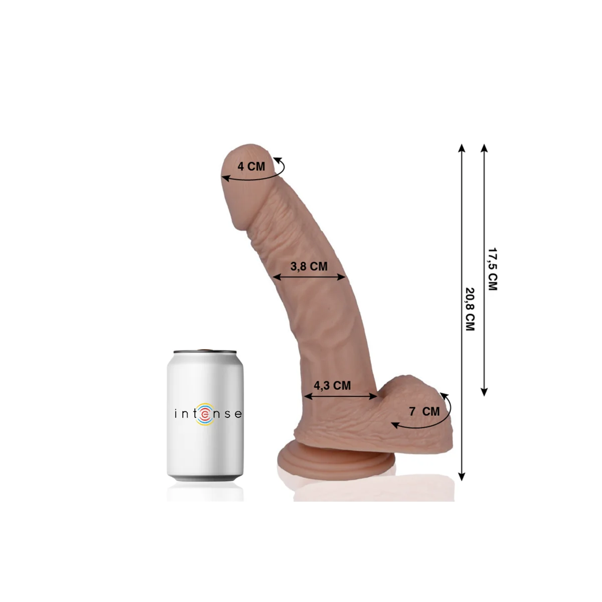 Mr 23 realistischer Penis 20.8 cm -O- 3.8 cm von Mr. Intense kaufen | Fesselliebe