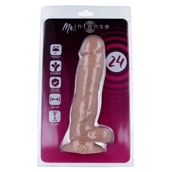 Mr 24 Realistic Penis 21 cm -O- 4.6 cm von Mr. Intense kaufen | Fesselliebe