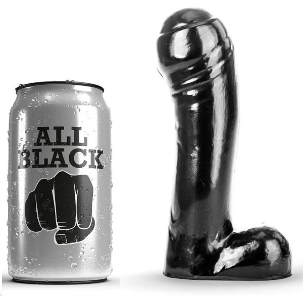 Dildo Schwarz 15 cm von All Black kaufen | Fesselliebe