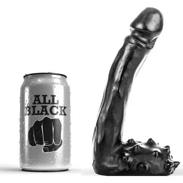 Realistischer Dildo 19 cm von All Black kaufen | Fesselliebe