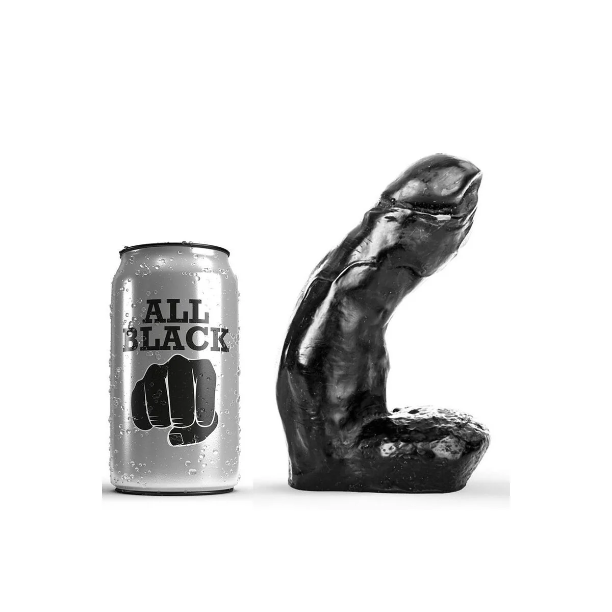 Realistischer Dildo 15 cm von All Black kaufen | Fesselliebe