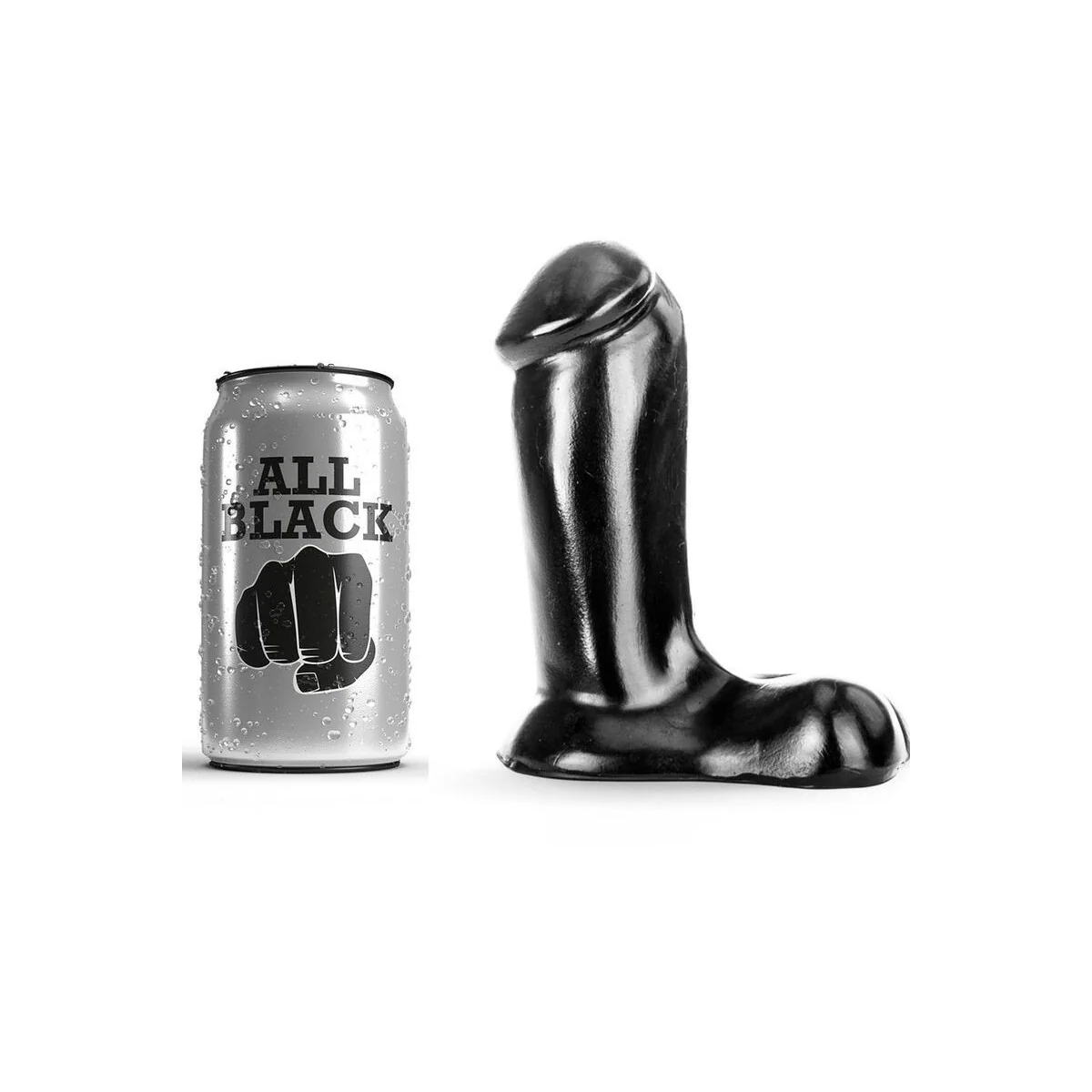 Realistischer Dildo 14 cm von All Black kaufen | Fesselliebe