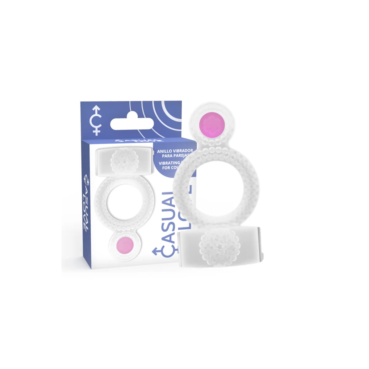 Ring Doppelter Genuss Transparenter Ring von Casual Love kaufen | Fesselliebe