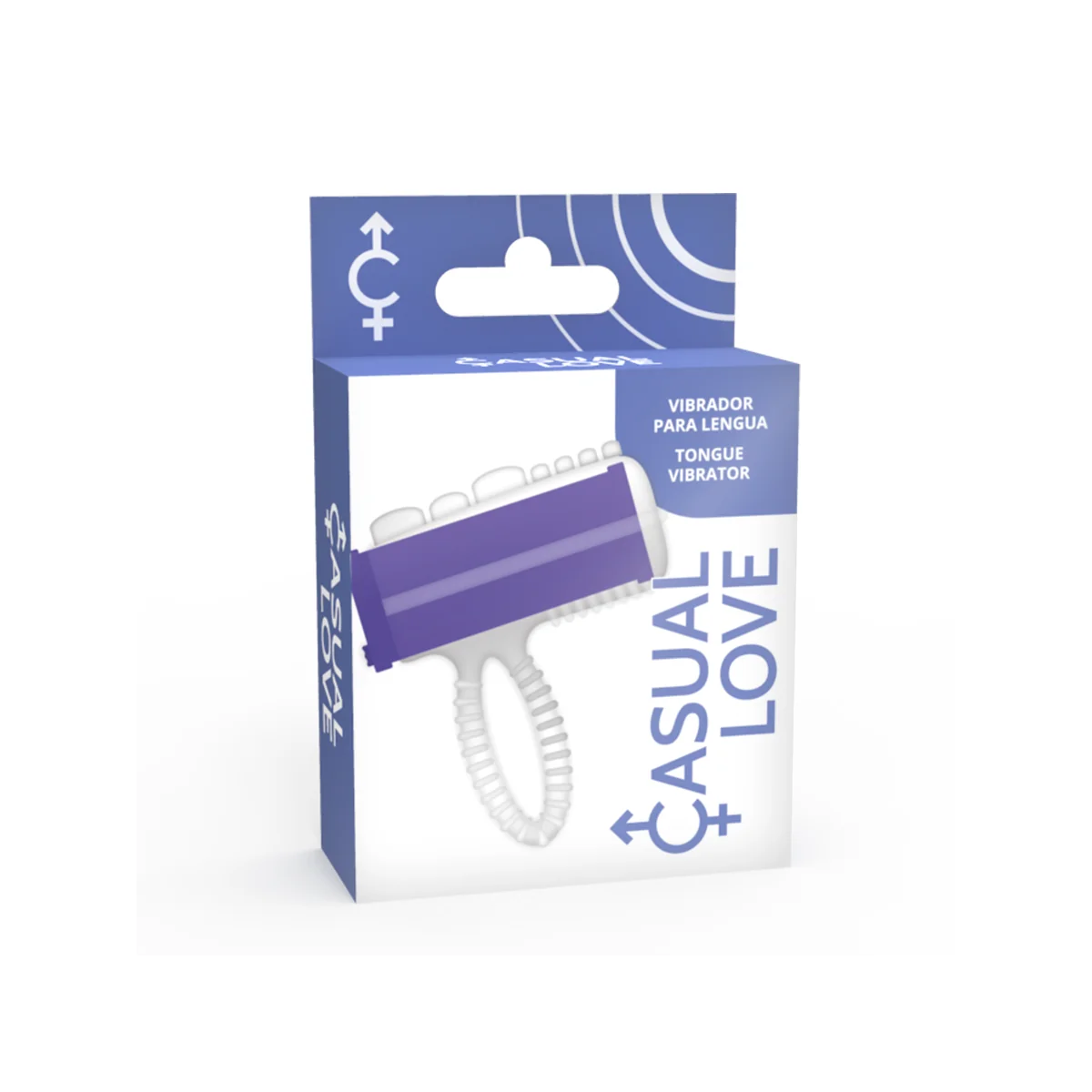 Ring Vibrator Lila Tongue von Casual Love kaufen | Fesselliebe